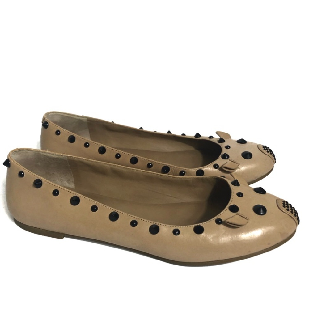 Marc by Marc Jacobs Nude Studded Mouse Ballerina
